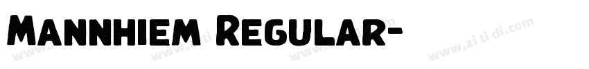 Mannhiem Regular字体转换 Mannhiem Regular字体转换